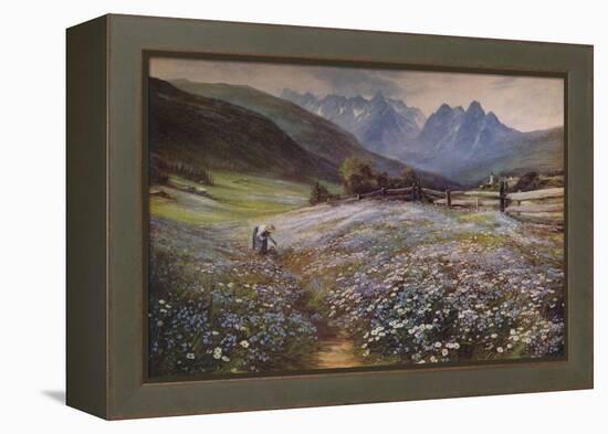 'June in the Austrian Tyrol', c1892-John MacWhirter-Framed Premier Image Canvas