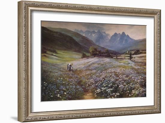 'June in the Austrian Tyrol', c1892-John MacWhirter-Framed Giclee Print