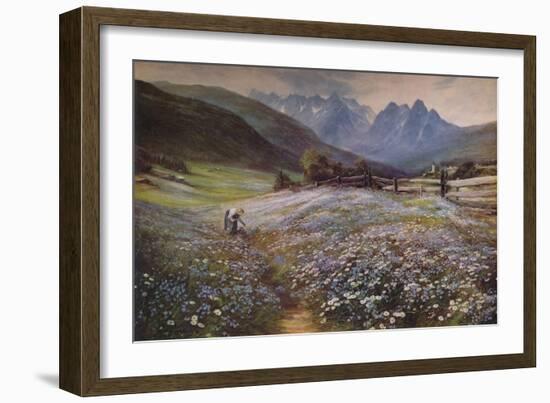 'June in the Austrian Tyrol', c1892-John MacWhirter-Framed Giclee Print