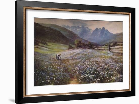 'June in the Austrian Tyrol', c1892-John MacWhirter-Framed Giclee Print