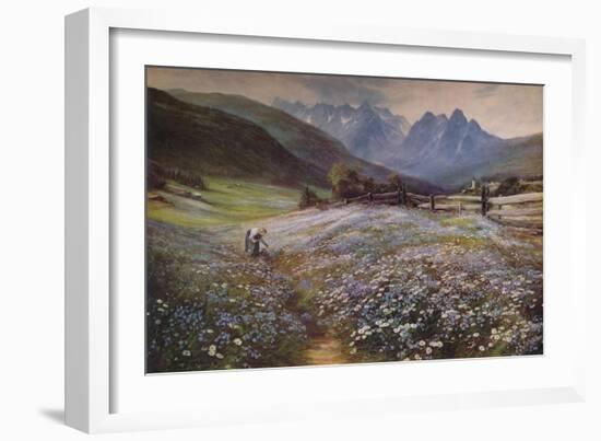'June in the Austrian Tyrol', c1892-John MacWhirter-Framed Giclee Print