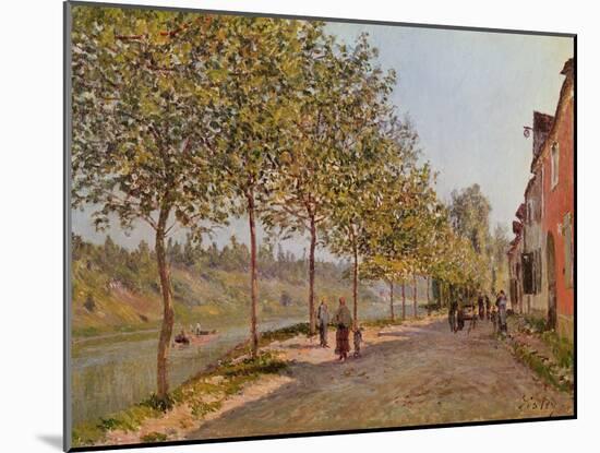 June Morning in Saint-Mammes, 1884-Alfred Sisley-Mounted Giclee Print