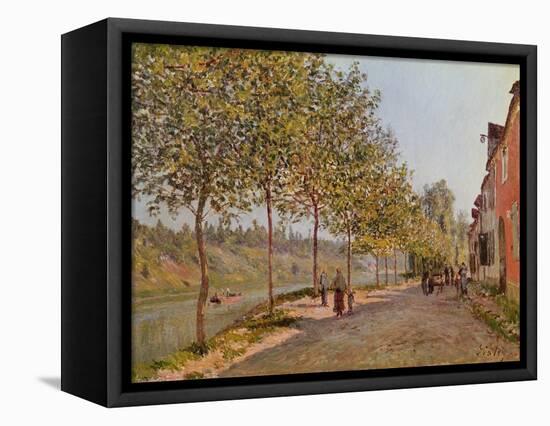 June Morning in Saint-Mammes, 1884-Alfred Sisley-Framed Premier Image Canvas