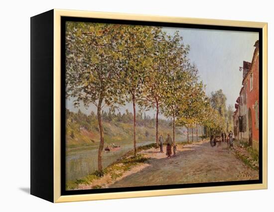 June Morning in Saint-Mammes, 1884-Alfred Sisley-Framed Premier Image Canvas