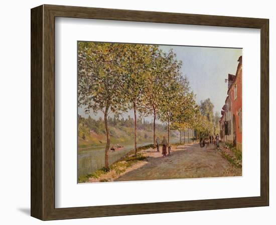 June Morning in Saint-Mammes, 1884-Alfred Sisley-Framed Giclee Print