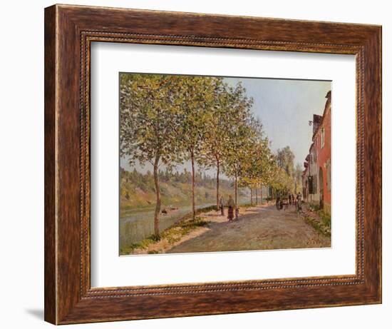 June Morning in Saint-Mammes, 1884-Alfred Sisley-Framed Giclee Print