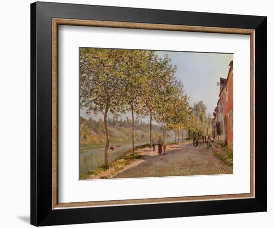 June Morning in Saint-Mammes, 1884-Alfred Sisley-Framed Giclee Print