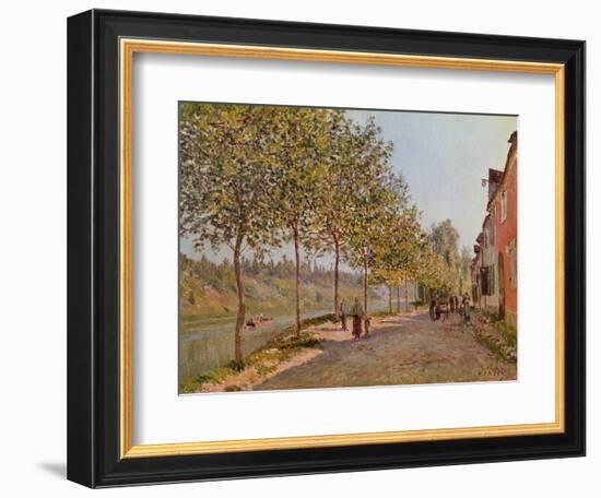 June Morning in Saint-Mammes, 1884-Alfred Sisley-Framed Giclee Print