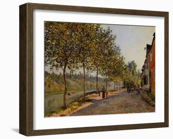 June Morning in Saint-Mammès, 1884-Alfred Sisley-Framed Giclee Print