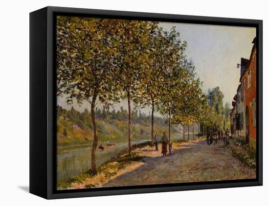 June Morning in Saint-Mammès, 1884-Alfred Sisley-Framed Premier Image Canvas