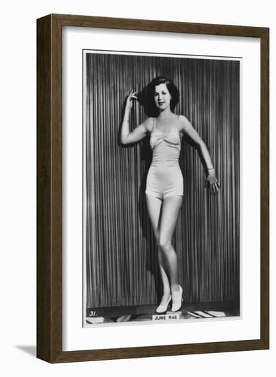 June Rae, C1938-null-Framed Giclee Print