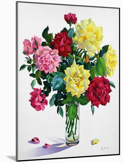 June Roses-Christopher Ryland-Mounted Giclee Print