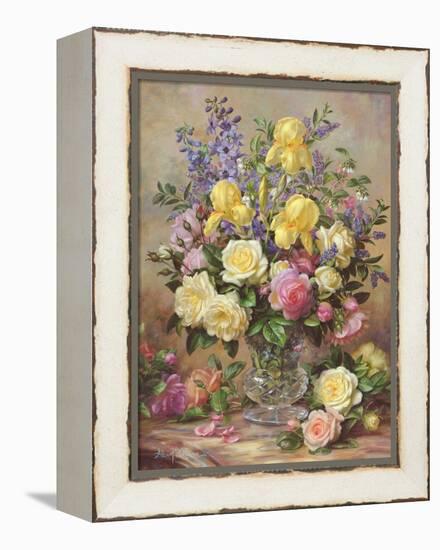 June's Floral Glory-Albert Williams-Framed Premier Image Canvas