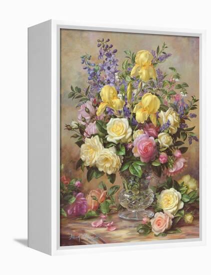 June's Floral Glory-Albert Williams-Framed Premier Image Canvas