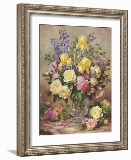 June's Floral Glory-Albert Williams-Framed Giclee Print