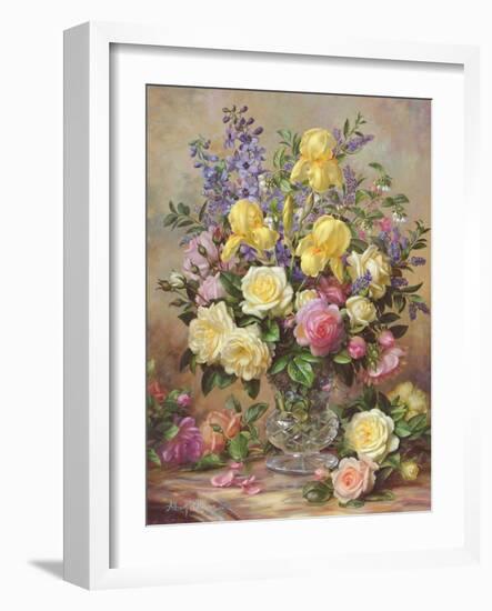 June's Floral Glory-Albert Williams-Framed Giclee Print