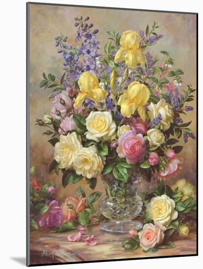 June's Floral Glory-Albert Williams-Mounted Giclee Print