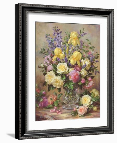 June's Floral Glory-Albert Williams-Framed Giclee Print