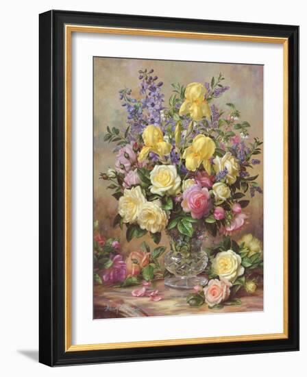 June's Floral Glory-Albert Williams-Framed Giclee Print