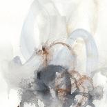 Teal and Ochre Ginko IX-June Vess-Art Print