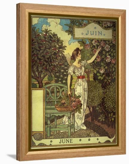 June-Eugene Grasset-Framed Premier Image Canvas