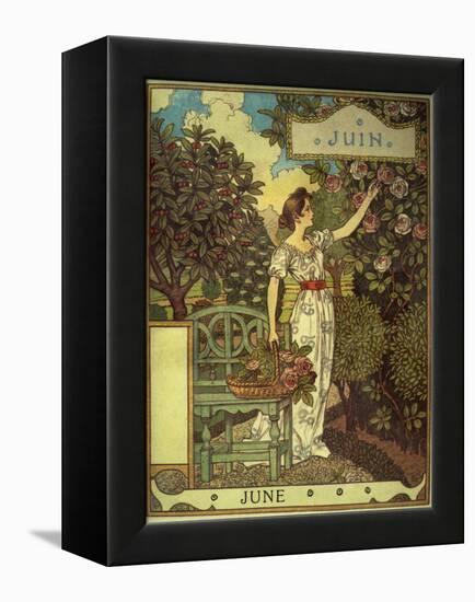 June-Eugene Grasset-Framed Premier Image Canvas