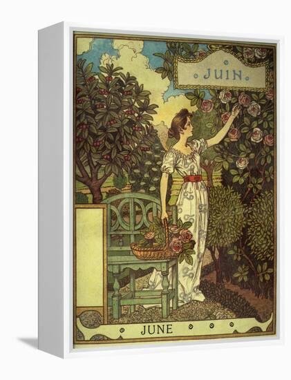 June-Eugene Grasset-Framed Premier Image Canvas