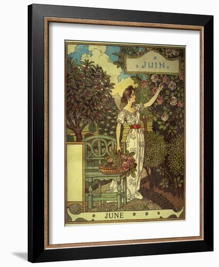 June-Eugene Grasset-Framed Giclee Print