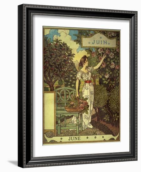 June-Eugene Grasset-Framed Giclee Print