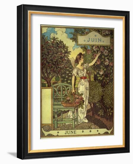 June-Eugene Grasset-Framed Giclee Print