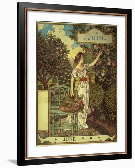 June-Eugene Grasset-Framed Giclee Print