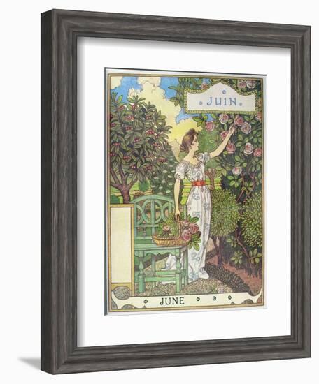 June-Eugene Grasset-Framed Giclee Print