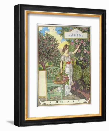 June-Eugene Grasset-Framed Giclee Print