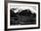 Juneau, Alaska - Aerial View of Town-Lantern Press-Framed Art Print