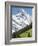 Jungfrau Massif and Swiss Chalet Near Murren, Jungfrau Region, Switzerland, Europe-Michael DeFreitas-Framed Photographic Print