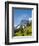 Jungfrau Massif and Swiss Chalet Near Murren, Jungfrau Region, Switzerland-Michael DeFreitas-Framed Photographic Print