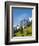 Jungfrau Massif and Swiss Chalet Near Murren, Jungfrau Region, Switzerland-Michael DeFreitas-Framed Photographic Print