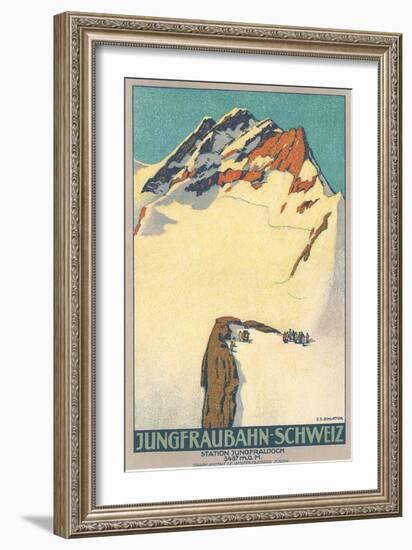 Jungfrau, Swiss Alps-null-Framed Art Print