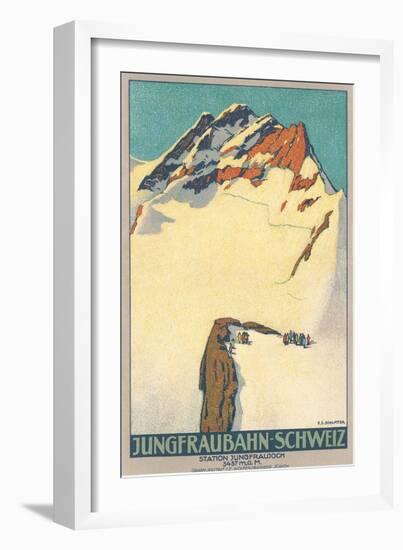 Jungfrau, Swiss Alps-null-Framed Art Print