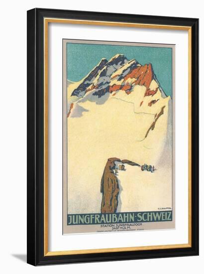 Jungfrau, Swiss Alps-null-Framed Art Print