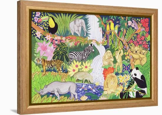 Jungle Animals-Tony Todd-Framed Premier Image Canvas