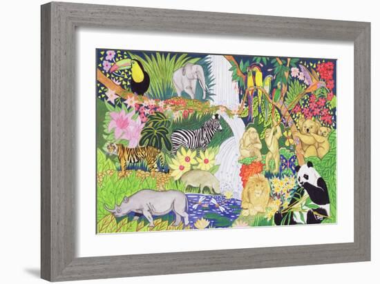 Jungle Animals-Tony Todd-Framed Giclee Print