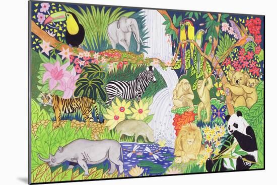 Jungle Animals-Tony Todd-Mounted Giclee Print