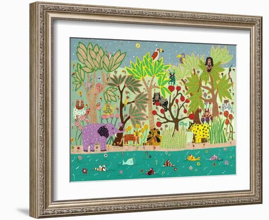 Jungle Beasts-David Sheskin-Framed Giclee Print