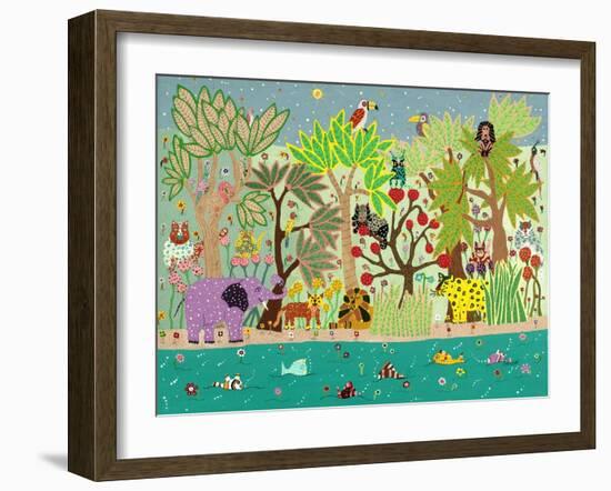 Jungle Beasts-David Sheskin-Framed Giclee Print