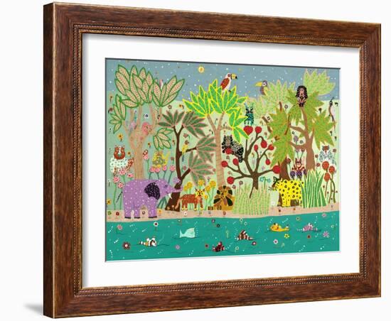 Jungle Beasts-David Sheskin-Framed Giclee Print