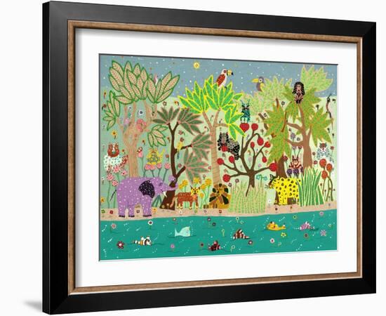 Jungle Beasts-David Sheskin-Framed Giclee Print