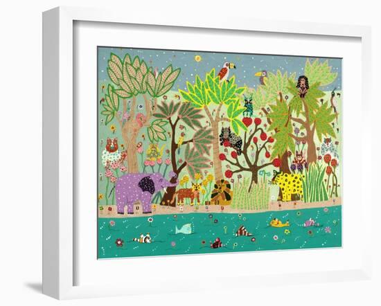 Jungle Beasts-David Sheskin-Framed Giclee Print