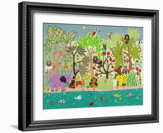 Jungle Beasts-David Sheskin-Framed Giclee Print