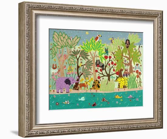 Jungle Beasts-David Sheskin-Framed Giclee Print